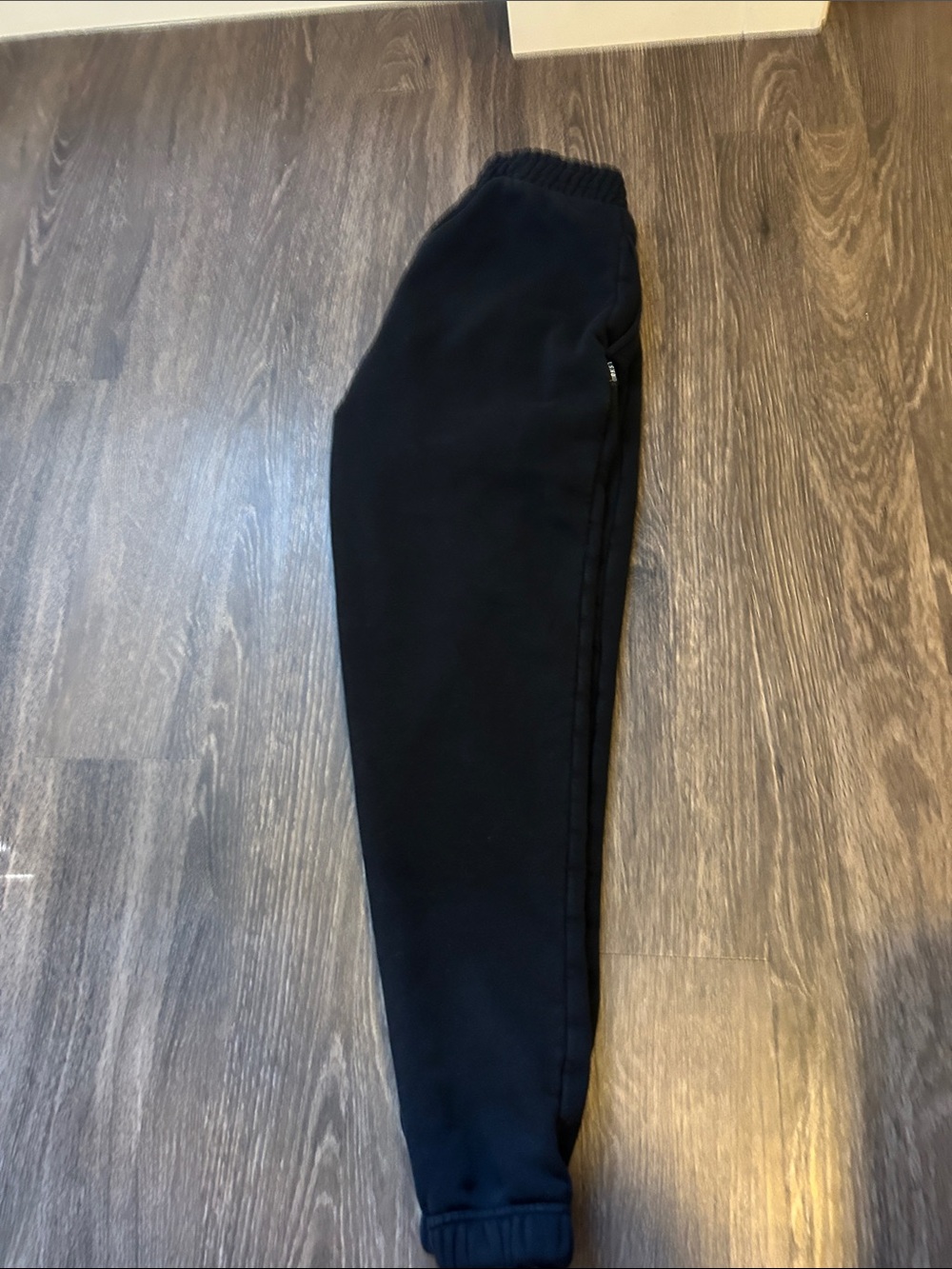 LSKD Mens Classic Black Jogger Sweatpants